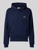 Lacoste Hoodie mit Logo-Stitching Marine