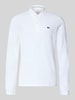 Lacoste Regular Fit Poloshirt aus reiner Baumwolle Weiss