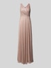 TROYDEN COLLECTION Abendkleid mit Taillenpasse Rose