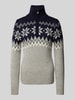 Dale of Norway Norwegerpullover mit Troyer-Kragen Modell 'Myking' Hellgrau