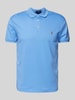 Polo Ralph Lauren Poloshirt mit Label-Stitching Bleu