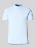 Polo Ralph Lauren Slim Fit Poloshirt mit Label-Stitching Hellblau