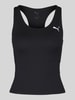 PUMA Performance Slim Fit sport-top met logoprint Zwart