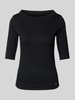 Marc Cain T-Shirt mit 1/2-Ärmel BLACK