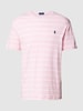 Polo Ralph Lauren T-Shirt mit Streifenmuster Rosa