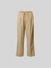 Closed Stoffhose mit Leinen-Anteil Beige