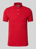 Tommy Hilfiger Slim Fit Poloshirt mit Logo-Stitching Modell '1985' Rot