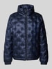 Lauren Ralph Lauren Jacke mit Allover-Label-Stitchings Marine