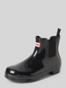 Hunter Chelsea Boots mit Label-Detail Black