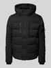 Tom Tailor Regular Fit Steppjacke mit abnehmbarer Kapuze Black