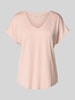 Tom Tailor Denim Loose Fit T-Shirt aus aus Viskose-Mix Rosa