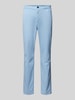 Tommy Hilfiger Tailored Slim fit chino met paspelzakken, model 'CHELSEA' Lichtblauw