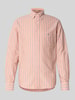 Gant Regular Fit Freizeithemd mit Motiv-Stitching Orange