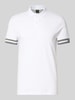 BOSS Green Slim Fit Poloshirt aus reiner Baumwolle Modell 'POLO ZONE' Weiss