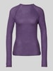 Review Longsleeve mit Stehkragen Purple