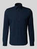 Matinique Slim Fit Freizeithemd mit Kentkragen Modell 'trostol' Marine