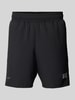 EA7 Emporio Armani Sweatshorts met elastische band Zwart