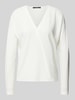 Someday Blusenshirt mit V-Ausschnitt Modell 'Ketana' Offwhite