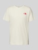 The North Face T-shirt z nadrukiem z logo Złamany biały