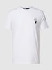 Karl Lagerfeld T-shirt met motiefpatch Wit