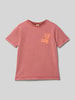 s.Oliver RED LABEL Regular Fit T-Shirt aus reiner Baumwolle Dunkelrot