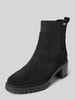 Tommy Hilfiger Lederboots mit Logo-Applikation Black