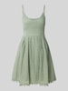 Only A-Linie Spitzenkleid aus reiner Baumwolle Modell 'HELENA' Schilf