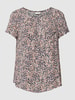 s.Oliver BLACK LABEL Blouseshirt met all-over motief Lichtblauw