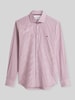 Tommy Hilfiger Koszula biznesowa o kroju slim fit z wyhaftowanym logo Czerwony