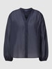 Gant Blouse in semi-transparante look Marineblauw