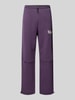 REVIEW Straight Leg Sweatpants mit Label-Print Aubergine