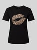 Only Regular Fit T-Shirt aus reiner Baumwolle Modell 'OLA' Black