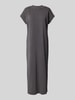 Jake*s Casual T-Shirt-Kleid mit Rundhalsausschnitt Dunkelgrau