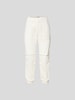 Nili Lotan Cropped Hose mit Falten Ecru