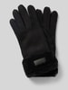 UGG Handschuhe aus Schafsfell mit Label-Patch Black