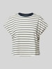 JAKE*S STUDIO WOMAN T-Shirt mit Streifenmuster Marine