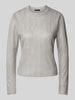 ARMANI EXCHANGE Strickpullover mit Rundhalsausschnitt Silber