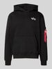 Alpha Industries Hoodie met capuchon Zwart