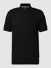 BOSS Poloshirt mit Label-Stitching Modell 'Pallas' Black