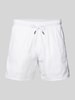 BOSS Badehose mit elastischem Bund Modell 'Iconic' Weiss