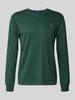 Polo Ralph Lauren Regular Fit Langarmshirt aus reiner Baumwolle Modell 'PIMA' Dunkelgruen