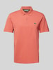 Lacoste Poloshirt met labeldetail Rood