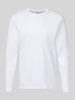 Christian Berg Men Longsleeve aus reiner Baumwolle Weiss
