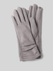 EEM Handschoenen met plooien Middengrijs gemêleerd
