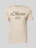 s.Oliver RED LABEL T-Shirt mit Rundhalsausschnitt Beige