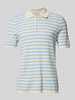 Tiger Of Sweden Regular Fit Poloshirt mit Strukturmuster Modell 'Erros' Hellblau