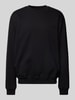 WOODBIRD Sweatshirt mit Label-Stitching Modell 'Cane' Black