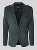 Zuitable Slim fit 2-knoops colbert van corduroy met reverskraag Petrol