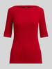 Lauren Ralph Lauren Slim Fit T-Shirt aus Baumwoll-Mix Modell 'JUDY' Rot