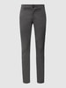 BOSS Orange Slim Fit Chino mit Stretch-Anteil Mittelgrau